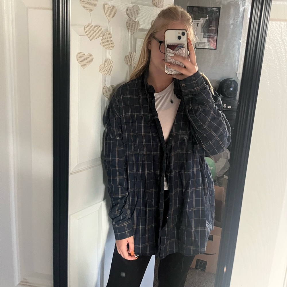 Blue Arrow Flannel - Picture 4 of 4
